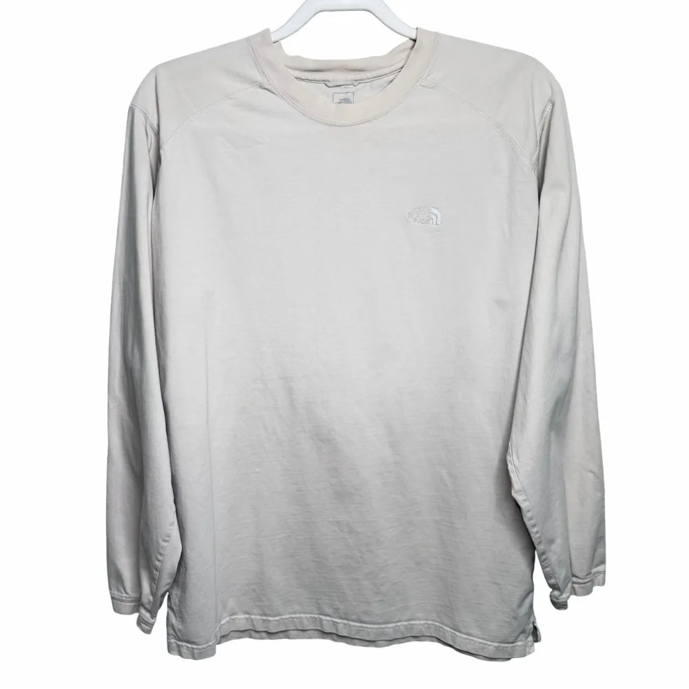 The‎ North Face A5 Series Long Sleeve Cotton Tee Off White Sz L